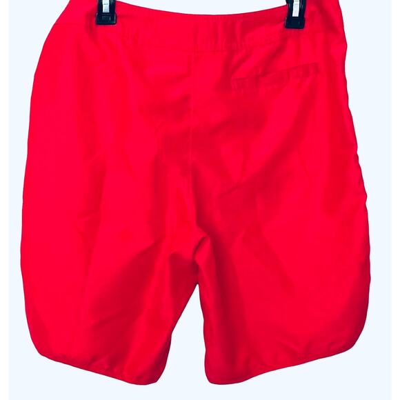 HOLLISTER CALIFORNIA SWIMWEAR TRUNKS, DRAWCORD, VELCRO FLY, MENS, M, RED, POCKET - Picture 5 of 11